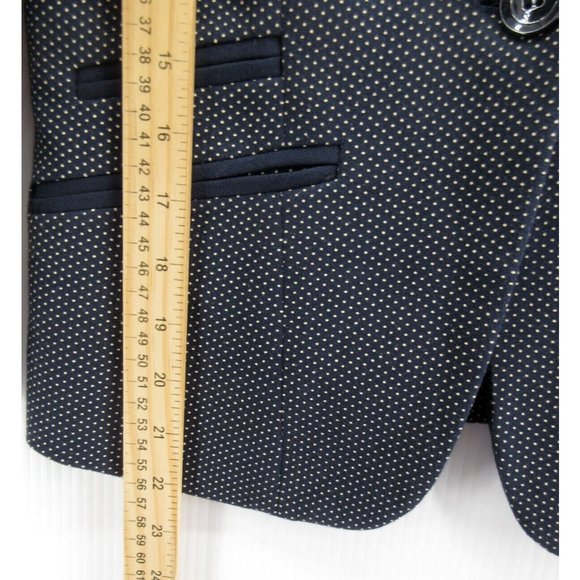 The Limited Jacket Small Blazer Coat Polka Dots Career 1 Button NEW - Picture 4 of 12